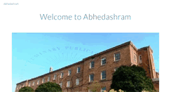 Desktop Screenshot of abhedashram.org